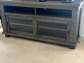 Wooden tv stand