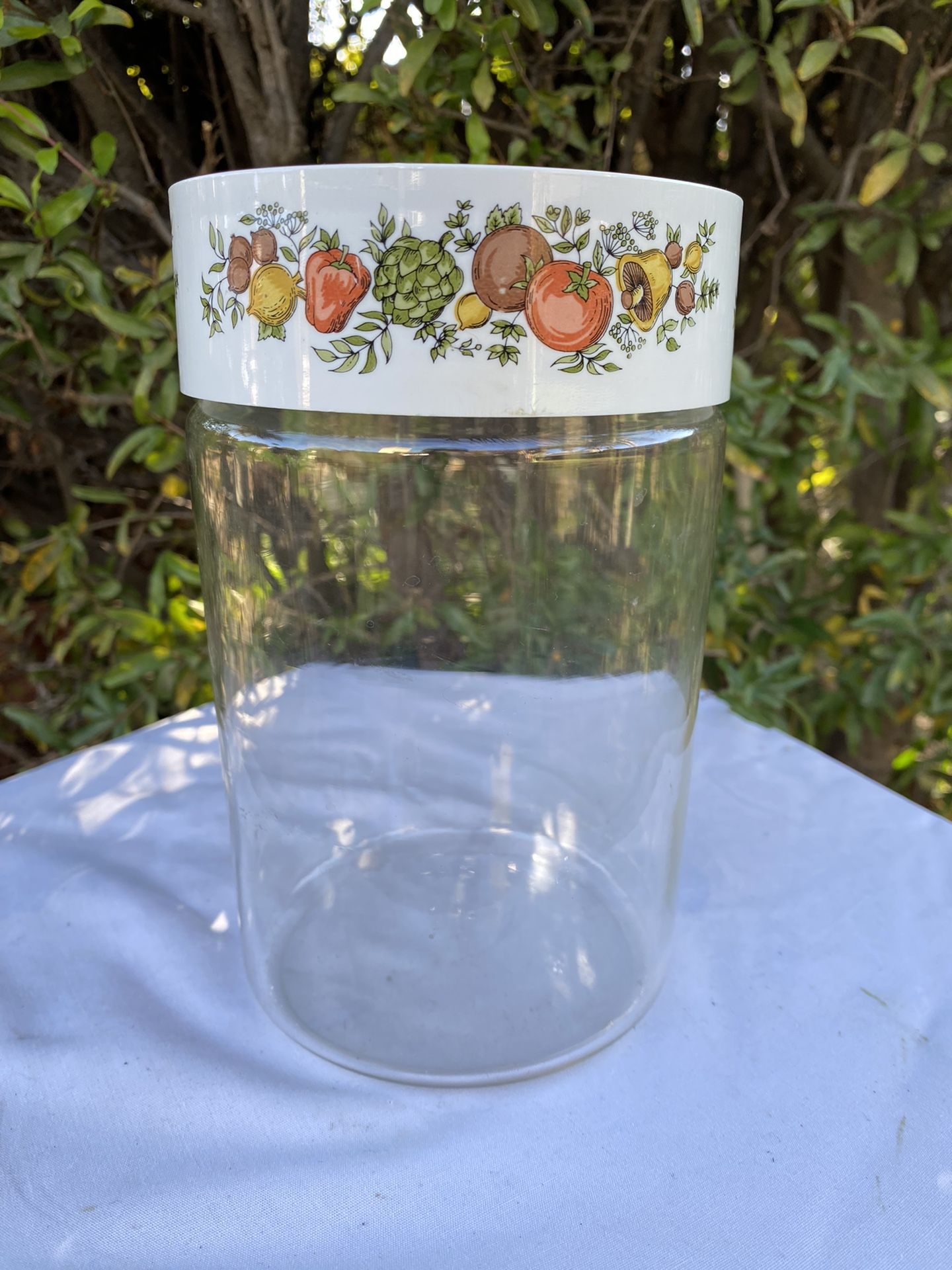 Vintage Pyrex Spice of Life Glass Canister