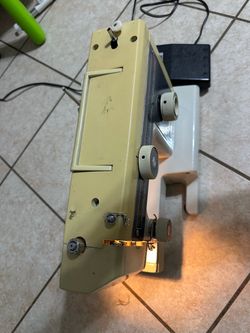 vintage National mechanical sewing machine,