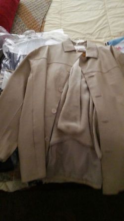 Bundle of clothes and coats