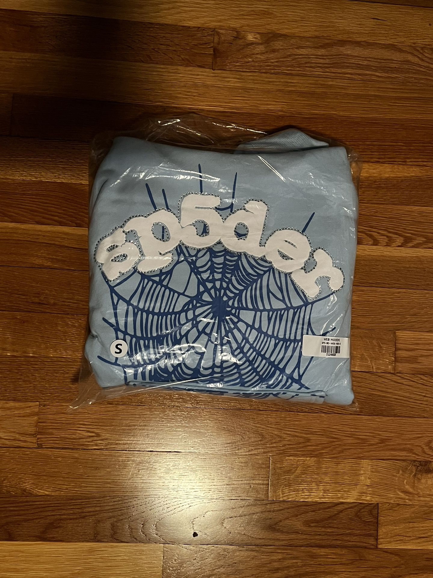 Sky Blue Sp5der Hoodie (PASSES STOCKX AND GOAT)