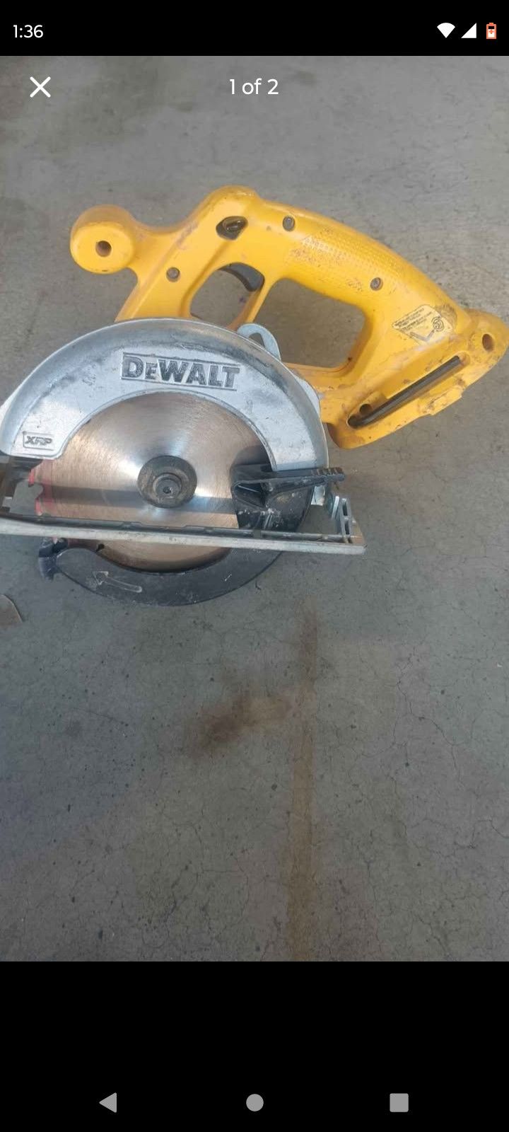 18 Volt DeWalt Saw