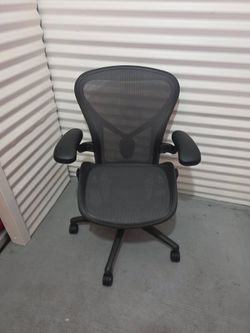 Herman Miller Remastered Aeron Office Chairs Sizes A/B/C In Stock