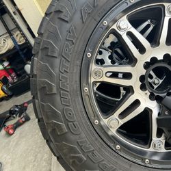 20” Fuel Hostage Wheels And Tires 20x9