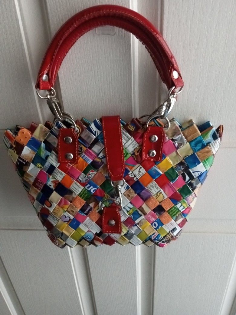 Nahui Ollin Candy Wrapper Bag