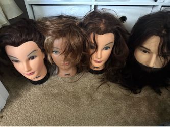 mannequin heads