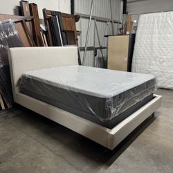Queen Bed With Mattress $280