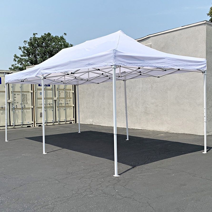 (New) $165 Instant Shade 10x20 FT Large Heavy Duty Easy Popup Canopy w/ Carry Bag