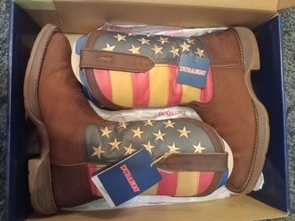 Durango men's rebel American flag western boots 8 1/2