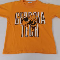 Vintage 1980s Georgia Tech Kids Shirt Size 6-8
