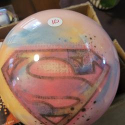 Bowling Ball- DC comic SUPERGIRL Brunswick Bowling Ball