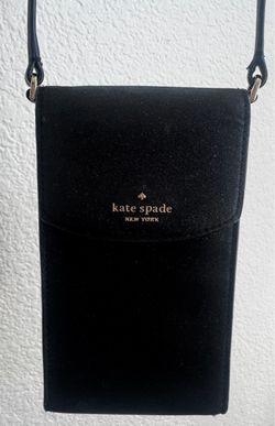 Kate Spade Glitter Black Mini Crossbody Bag