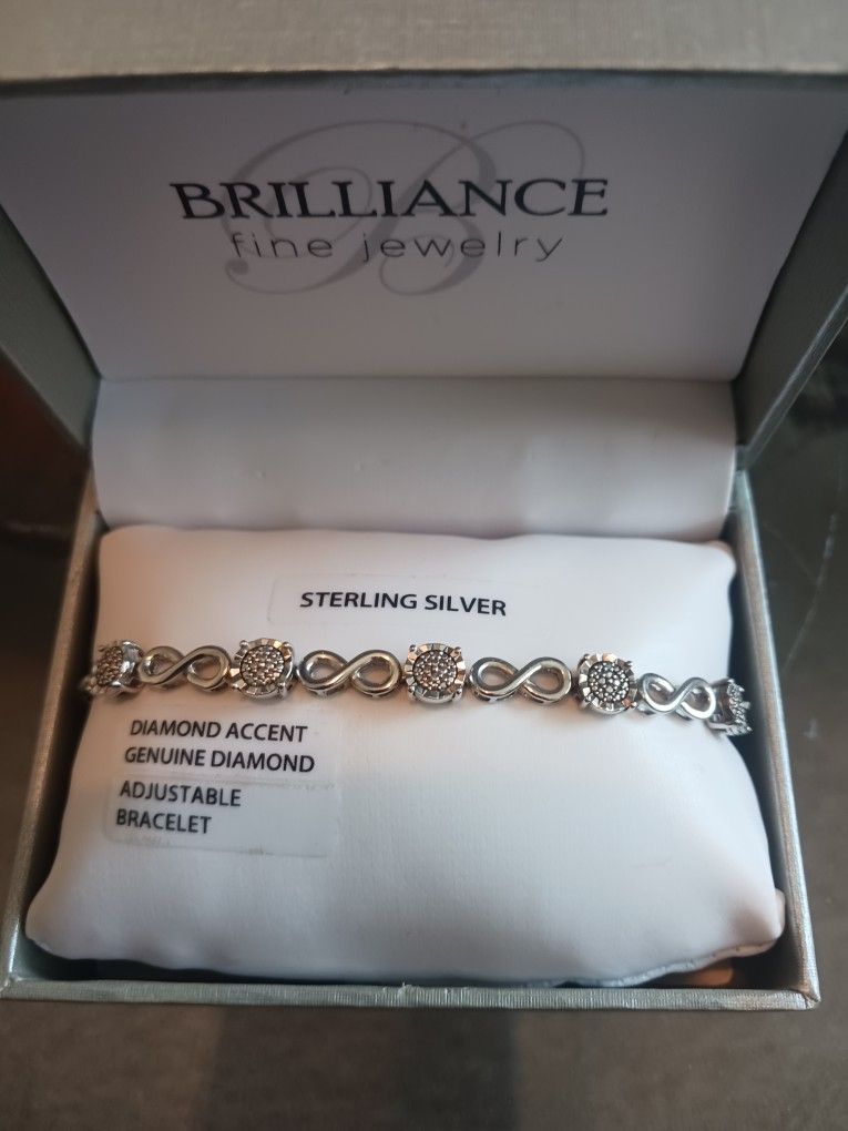 Brilliance Sterling Silver Bracelet