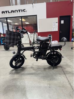 Folding electric bicycle