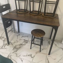 4 - Person Four Leg Dining Set (Save $82.99) — No assembling needed