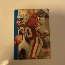 Jerry Rice 1991 All-Madden Team Football Card #43