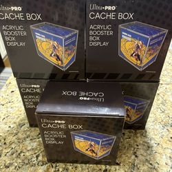 Acrylic Cases For Pokemon Booster Boxes