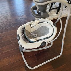 Graco DuetSoothe LX Infant Baby Swing And Rocker