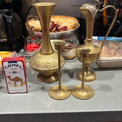 Solid Brass Vases
