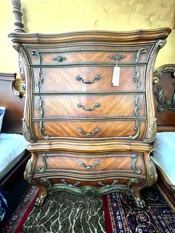 AICO By Michael Amini CHATEAU BEAUVAIS Highboy Chest