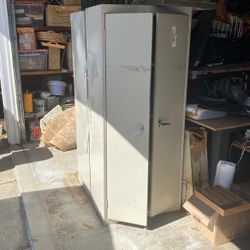 2 Storage Cabinets  3 Shelves   6 Feet Tall