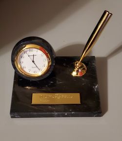 Vintage Pacific Bell Directory Collectible Clock / Keychain