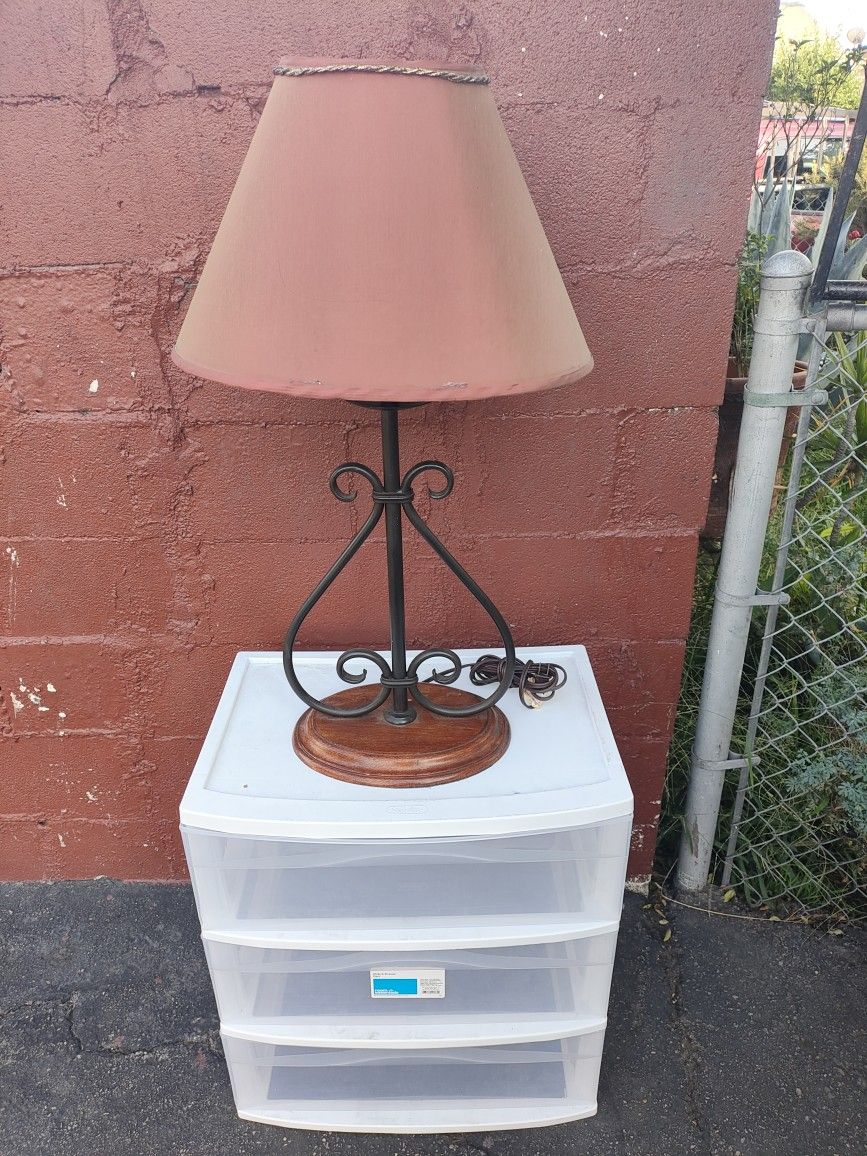 Drawers And Lamp