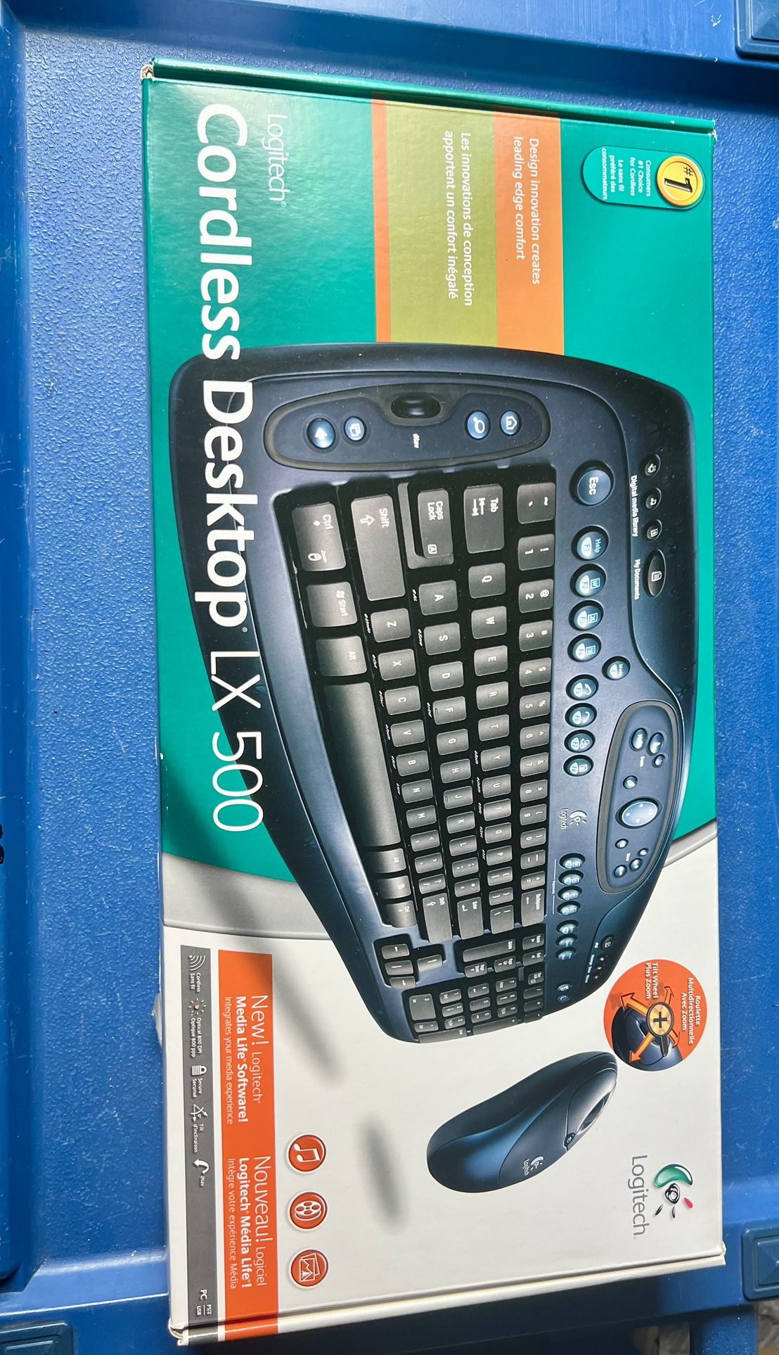 Logitech Cordless Desktop Keyboard And Mouse