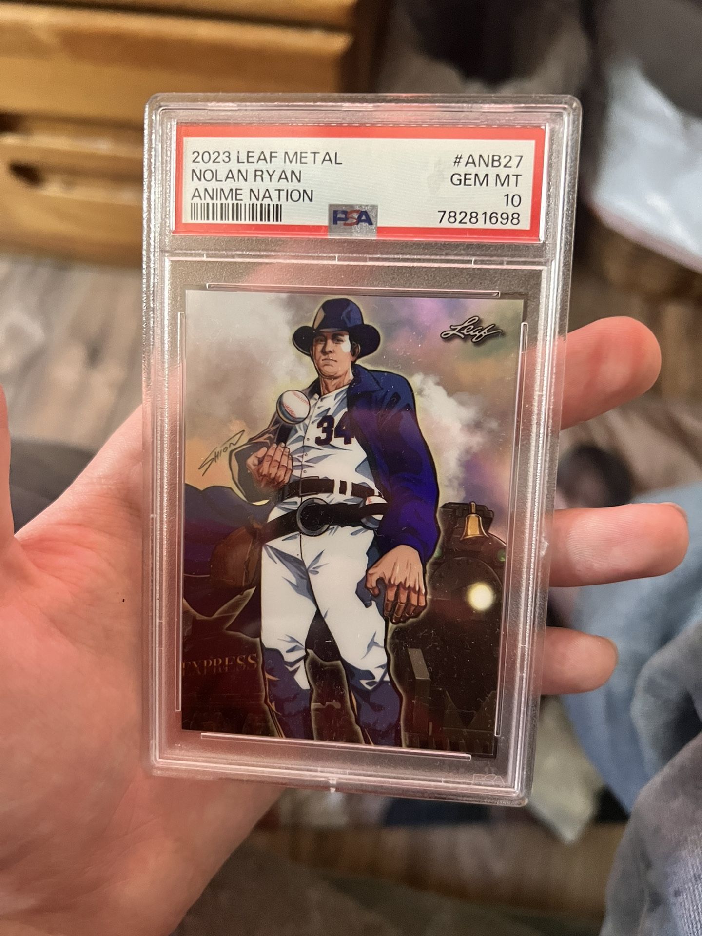 Baseball 2023 LEAF METAL NOLAN RYAN ANIME NATION PSA 10
