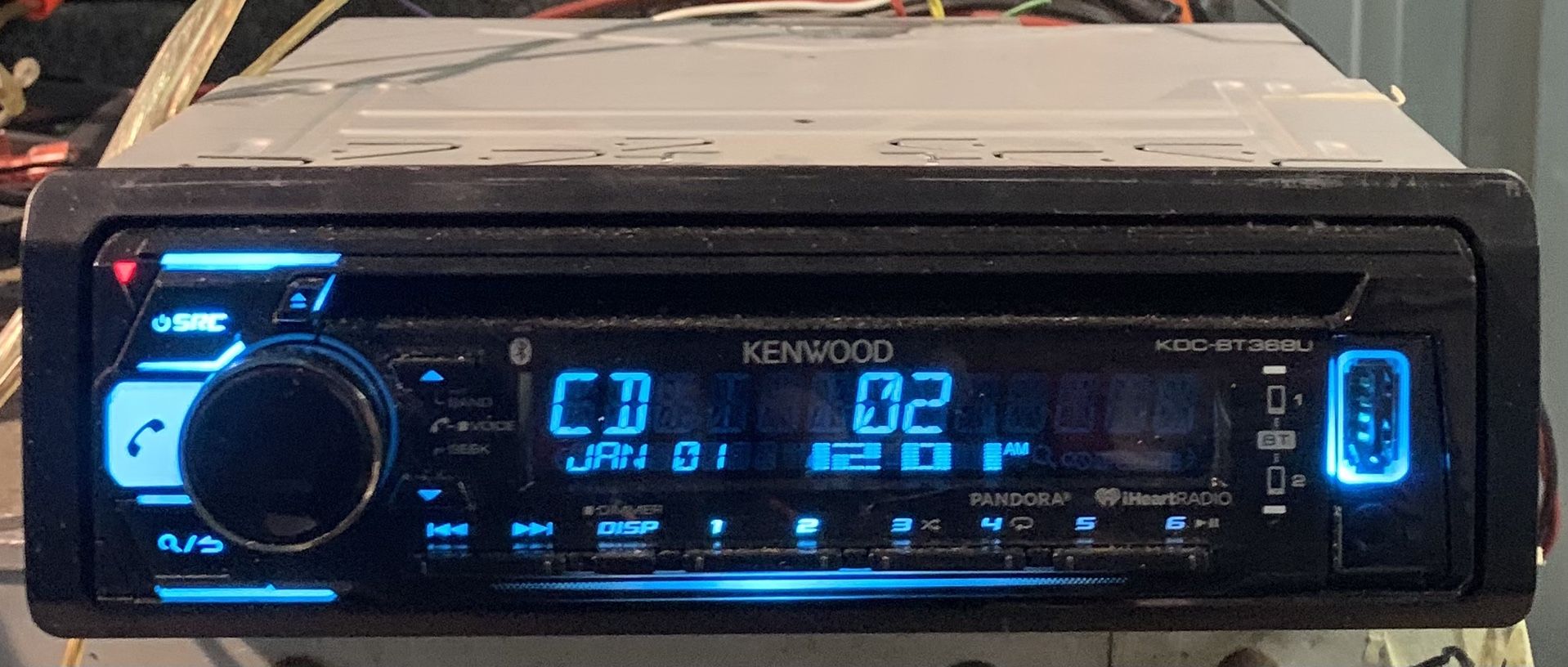 Kenwood Detatchable Face Car Cd Player With Built In Bluetooth