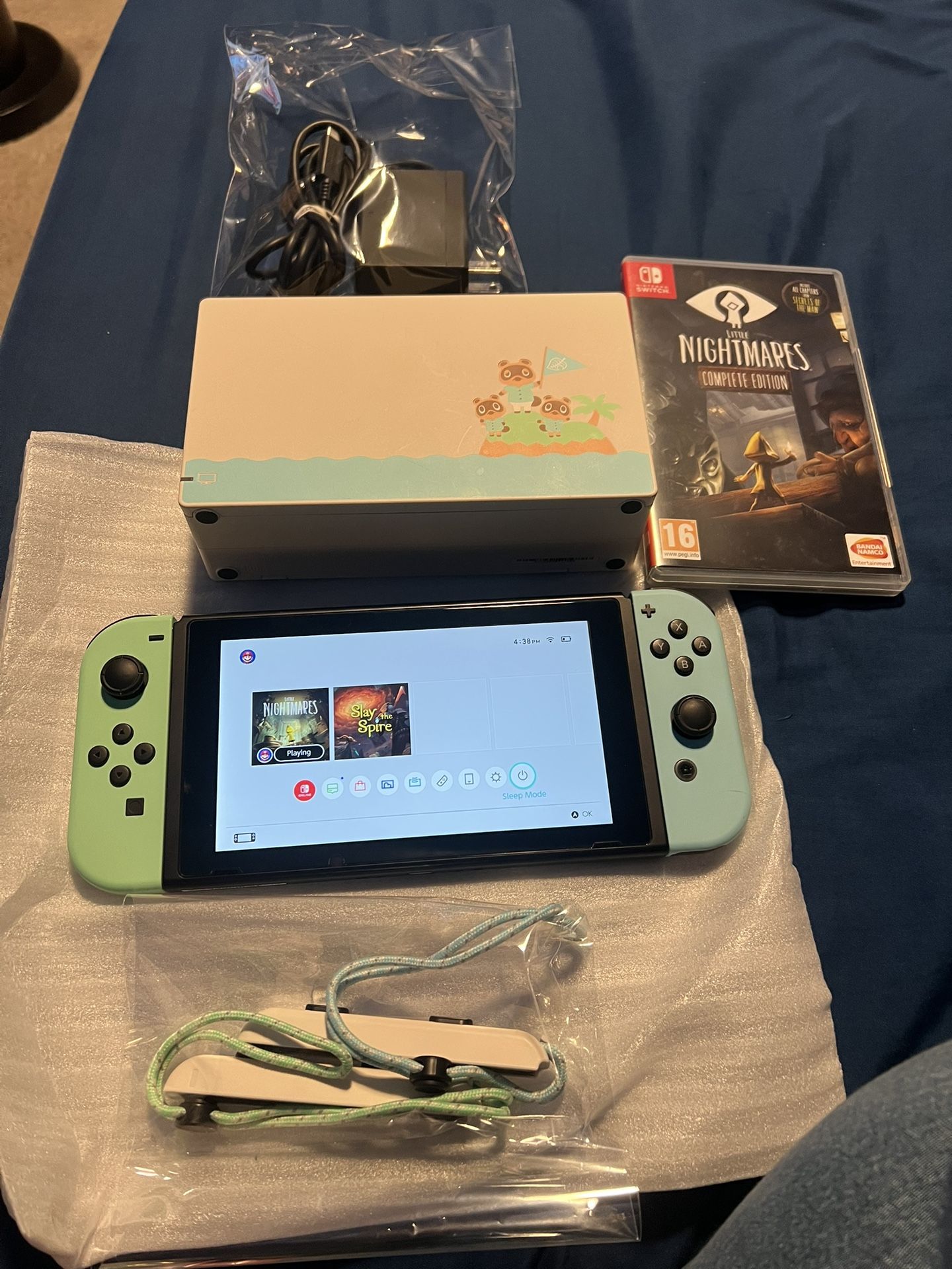 Nintendo Switch Animal Crossing Edition With Docking Station And Game