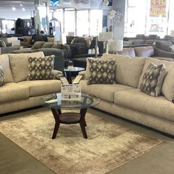 Caretti Sofa and Loveseat Set