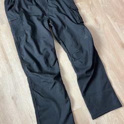 38*32” Men's Fleece Lined Pants Softshell Waterproof Stretch Combat Cargo Ski Trousers