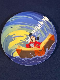 Vintage 1991 Disney’s Fantasia "Mickey's Magical Whirlpool" Collector Plate