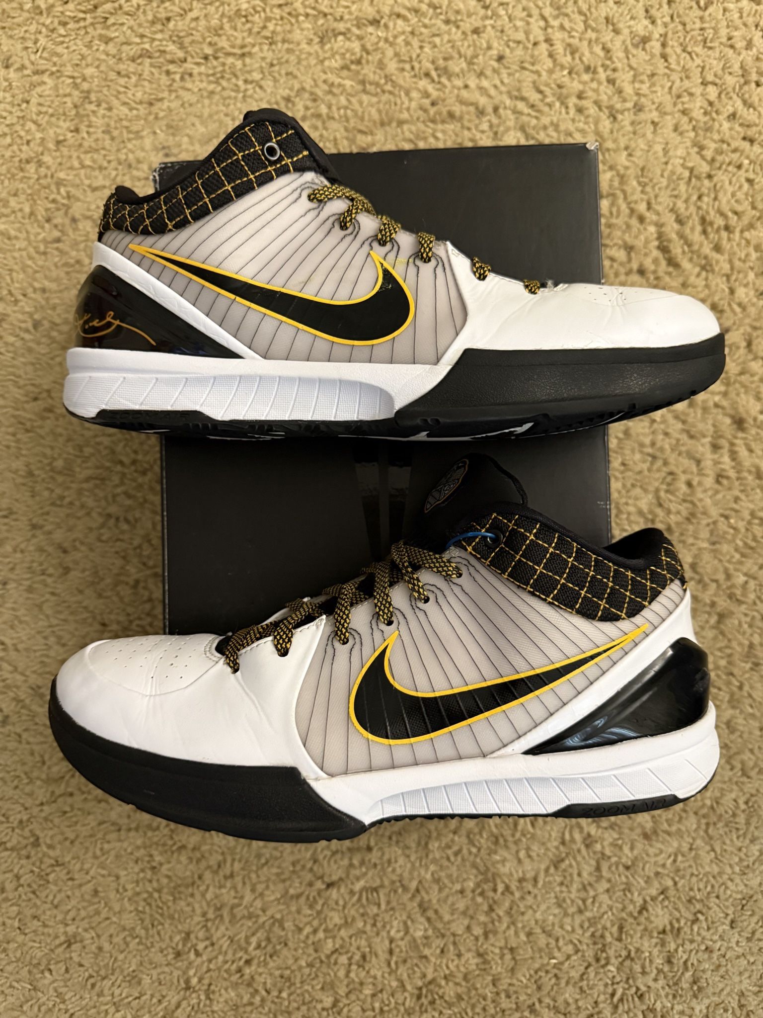 Size 9.5 - Nike Zoom Kobe 4 Protro 2019 Del Sol ( Pre Owned With Box) 