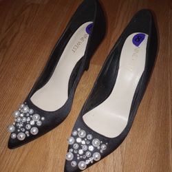 Faux Pearl / Embellished Pumps