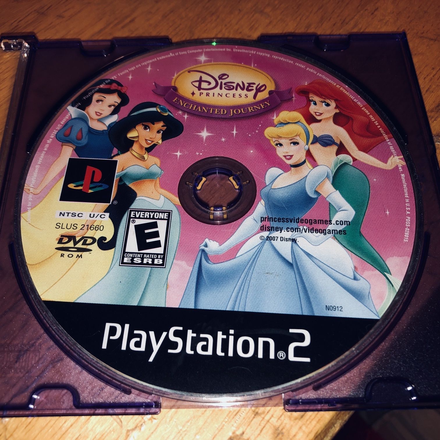 PS2 Games Lot - Disney Princess Enchanted Journey & Barbie Dancing  Princesses