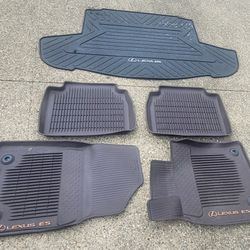 Lexus ES350 winter floor mats and trunk liner 2019-2023