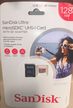SanDisk Ultra 128GB Class 10 - microSDXC UHS-I Memory Card - SDSQUA4128GAULMA