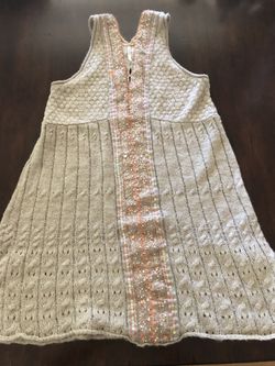 Free People Tunic/short dress w/ sequin and satin detail