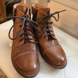 BED | STÜ Ankle Boots 100% Organic Leather. Size 7