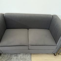 Gray Loveseat