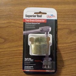 Superior Tool 1.5" Tub Drain Extractor