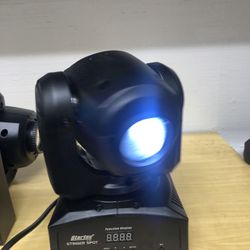 3 - ADJ Startec Stinger Spot (10 watt) compact moving head fixtures
