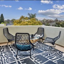 Like New High end luxury Maia Kettal Slide Base Relax patio indoor outdoor Armchair 