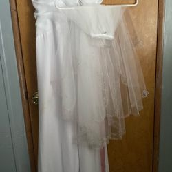 Wedding Dress W/ Veil 