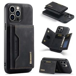  Leather Case Credit Card Holder magnetic Wallet Phone Cover for iPhone 15 Pro Max
