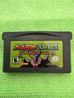 Game Boy Advance Mario and Luigi Superstar Saga