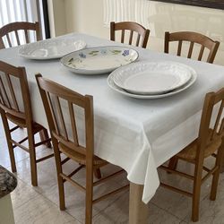 Breakfast Table With 6 Chairs