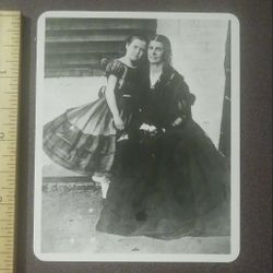 Civil War Rose O'Neal Greenhow Spy General Knowledge Card Vintage Collectible Black White Photo